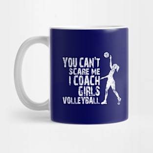 Retro Vintage Distressed Girls Women Volleyball Player Gift Mug